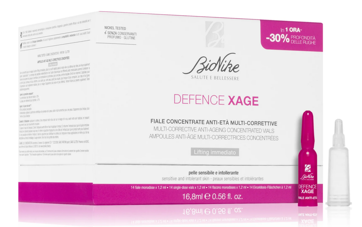 BioNike Defence Xage | Concentré Anti-âge Ampoules 14 Ampoules