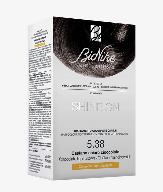 Bionike Shine On | Teinture des cheveux Femme | 125ml | 5.38 Chocolat Marron