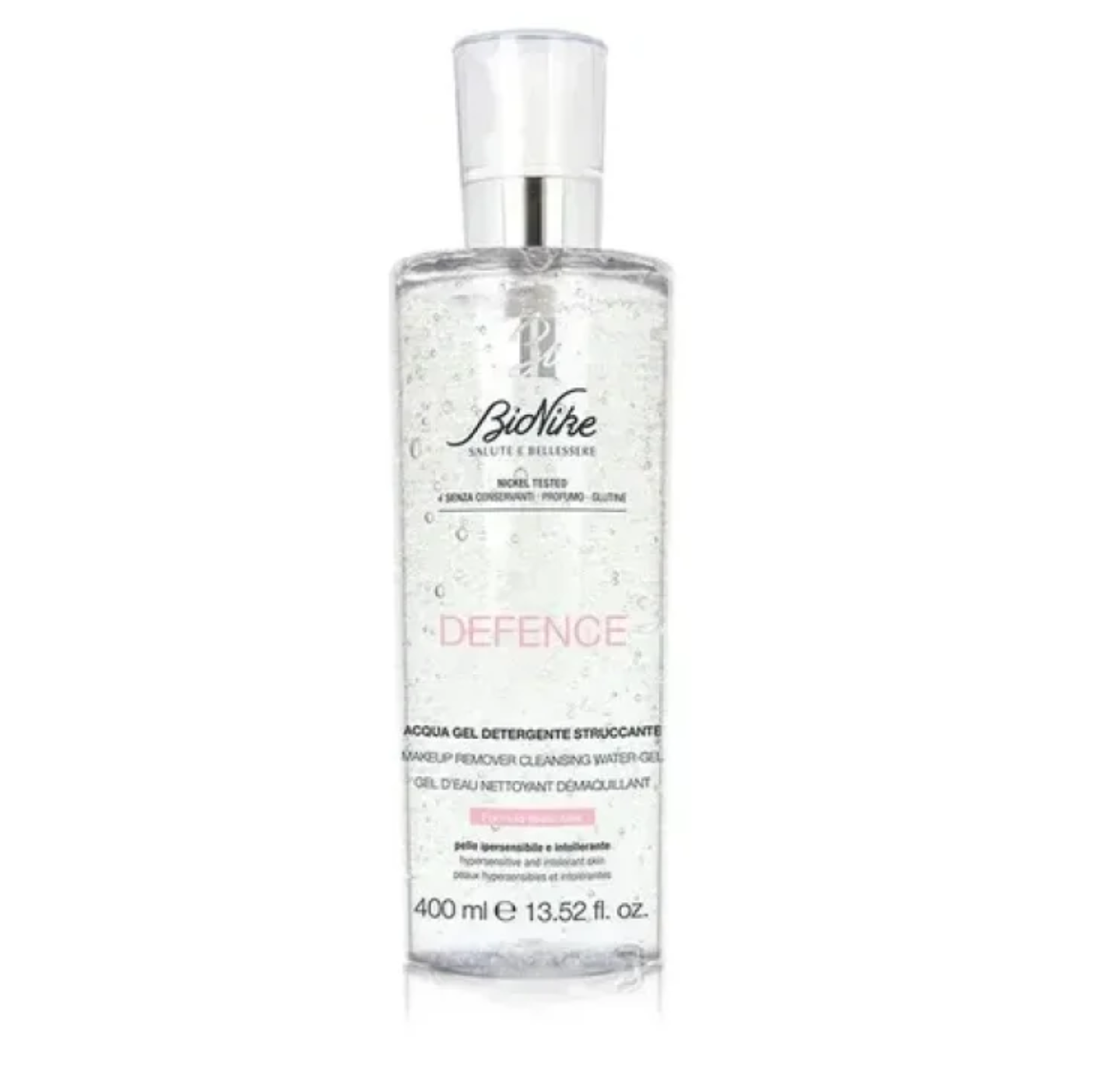 Defence | Gel d’eau nettoyant démaquillant | 400 ml